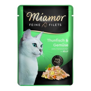 MIAMOR Feine Filets Thunfisch mit Gemüse Beutel 12x100 g