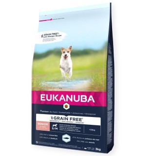 EUKANUBA Grain Free Senior Small/medium ocean fish 3 kg