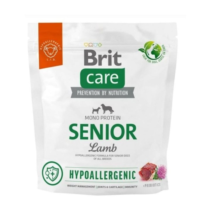 BRIT CARE Hypoallergenic Senior Lamb 1kg