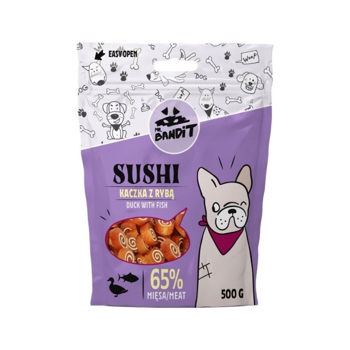 MR.BANDIT Sushi Ente mit Fisch für Hunde 500 g