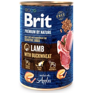 BRIT Premium by Nature Lamb and buckwheatn 400 g Lamm und Buchweizen natürliches Hundefutter