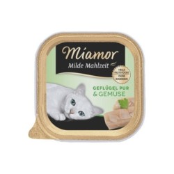 MIAMOR Milde Mahlzeit Poultry Pure&Vegetables 100g