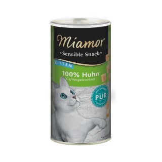 MIAMOR Sensible Snack Kitten Chicken Pure 30g