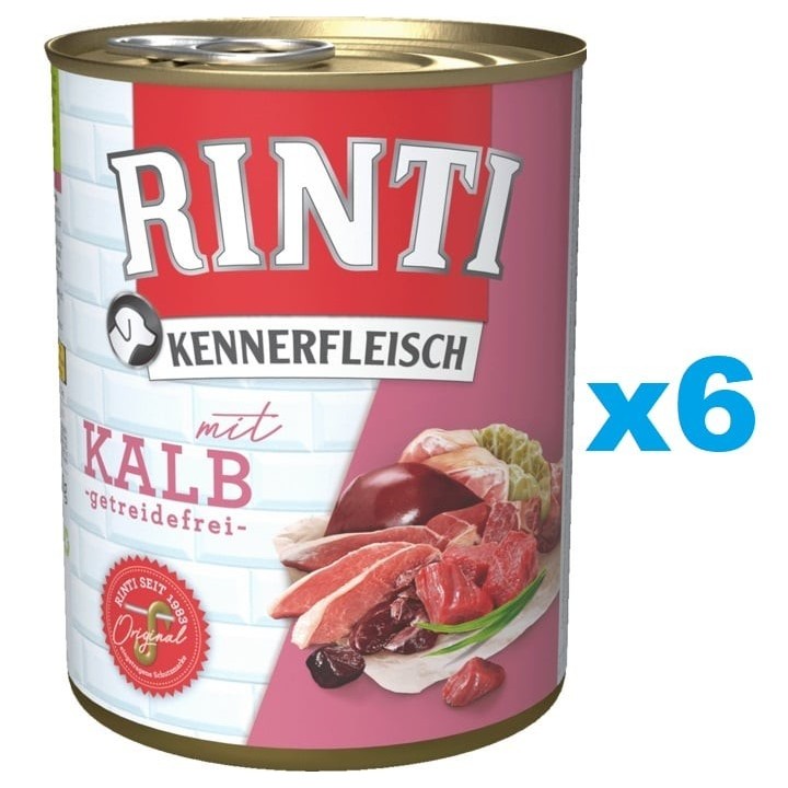 RINTI Kennerfleisch Kalbfleisch 6x400g