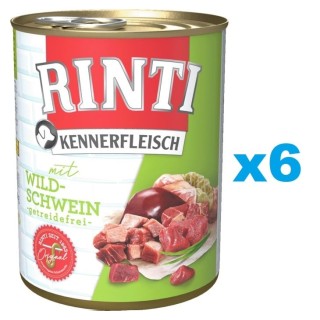 RINTI Kennerfleisch Wildschwein 6x800g