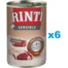 RINTI Sensible Lamm mit Reis 6x400g