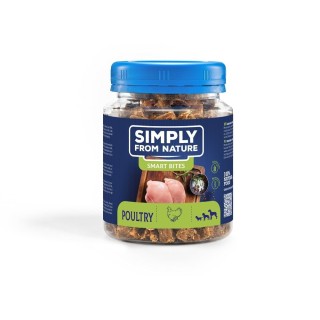 SIMPLY FROM NATURE Smart Bites mit Geflügel für Hunde 130 g