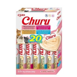 INABA Churu Variety Seafood Meeresfrüchte für Katzen Multibox 20x14 g (280 g)