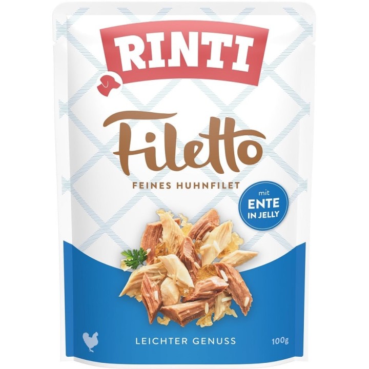 RINTI Filetto in Jelly Chicken&Duck Gelee von Huhn und Ente Beutel 100 g