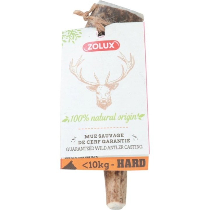 ZOLUX Ganzes Hirschgeweih Hard XS natürliche Hundeleckerlis
