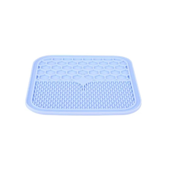 ZOLUX Silikon-Leckmatte L blau