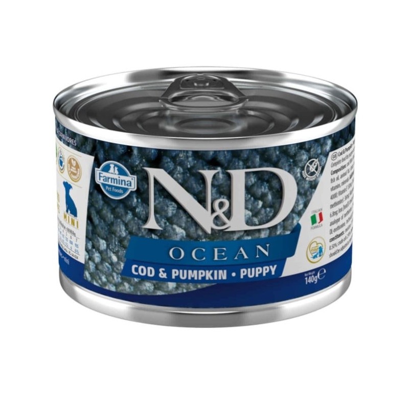 FARMINA N&D Oceean Dog Puppy Codfish, pumpkin 140 g