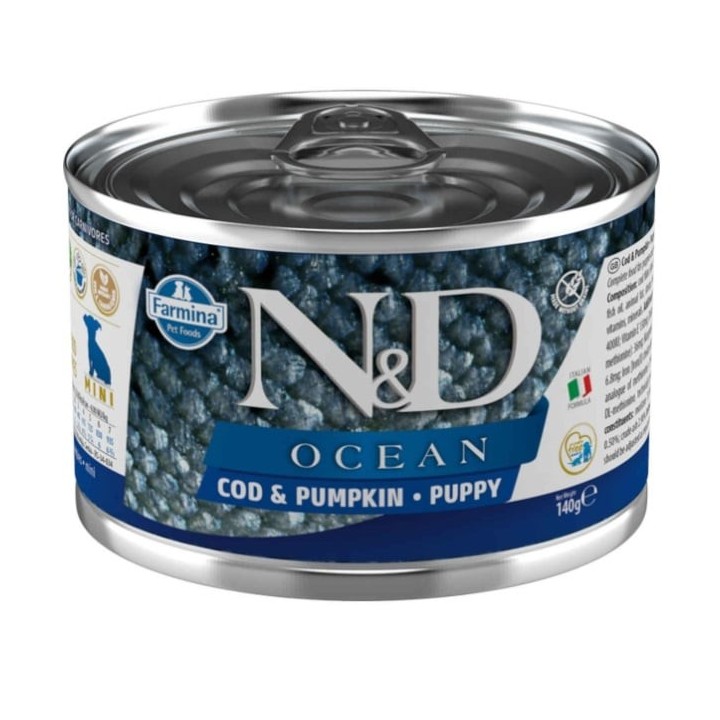 FARMINA N&D Oceean Dog Puppy Codfish, pumpkin 140 g