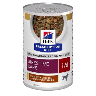 HILL'S Prescription Diet Canine i/d Digestive Care Stew mit Hühnerfleisch und Gemüse 354 g aus der Dose