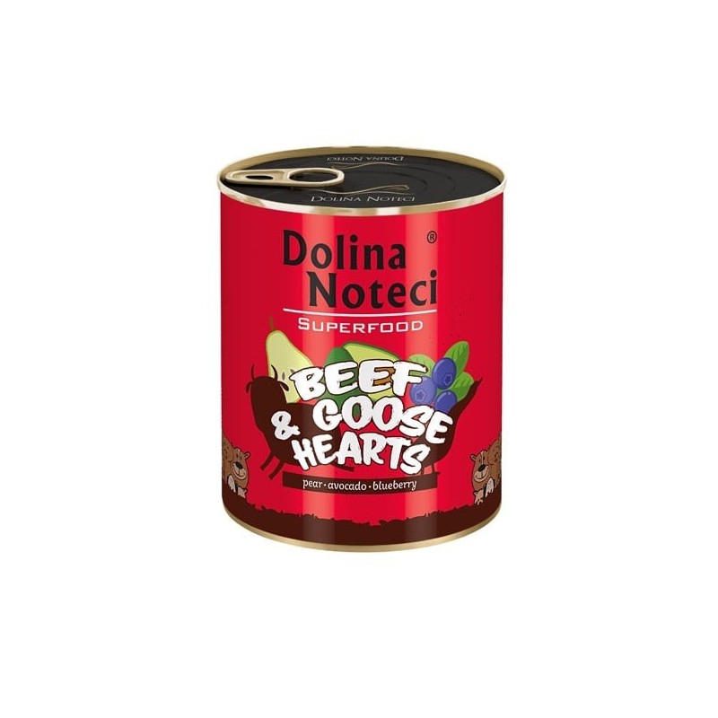 DOLINA NOTECI Premium SuperFood Rinder- und Gänseherz 6 x 800 g