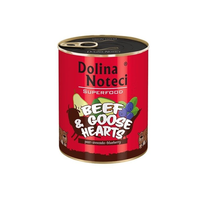 DOLINA NOTECI Premium SuperFood Rinder- und Gänseherz 6 x 800 g
