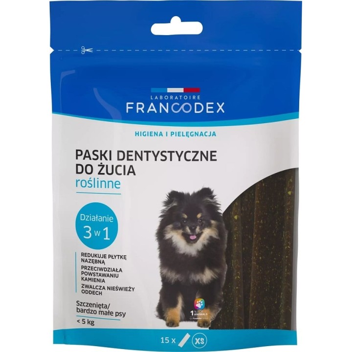 FRANCODEX XS-Kaustreifen gegen Mundgeruch 114 g/15 Stück