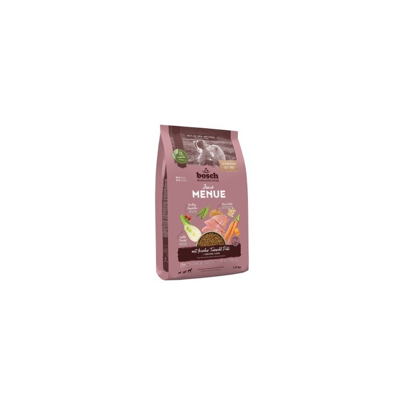 bosch HPC Trockenfutter Hund Junior Menue Tierwohl-Pute 1 kg