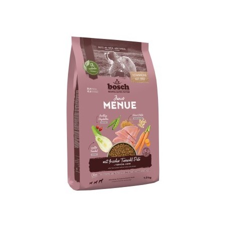 bosch HPC Trockenfutter Hund Junior Menue Tierwohl-Pute 1 kg