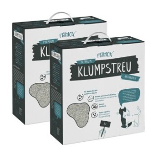 PRIME PRIMOX Premium Klumpstreu Aktivkohle 2x8 l