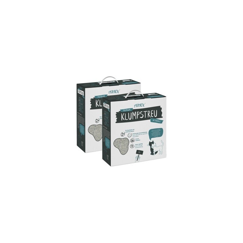 PRIME PRIMOX Premium Klumpstreu Aktivkohle 2x8 l
