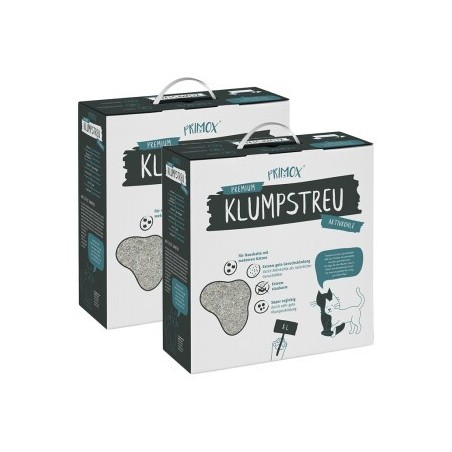 PRIME PRIMOX Premium Klumpstreu Aktivkohle 2x8 l