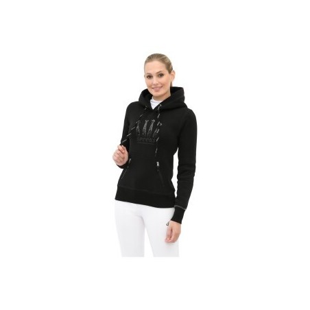SPOOKS Kapuzenpullover Crown Sequin schwarz XS - INT