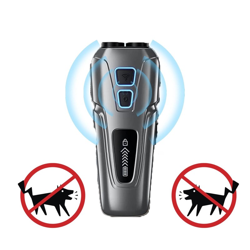Anti-Bell-Ultraschall-Hundeabwehrgerät, Hundebell-Abschreckungsgerät, wiederaufladbarer Anti-Lärm-Hundetrainer, Bell-Schalldä