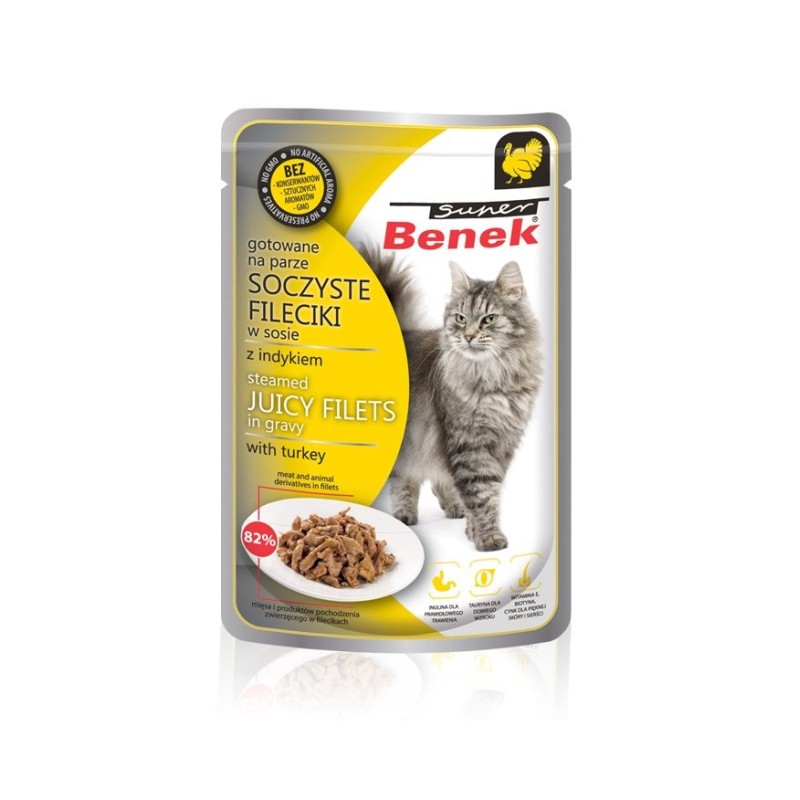 BENEK Super Filets in Putenfleischsauce 85 g