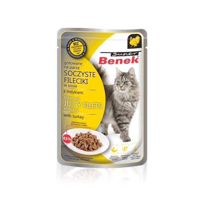 BENEK Super Filets in Putenfleischsauce 85 g