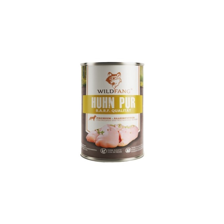 Wildfang ® Nassfutter Huhn pur BARF 400 g