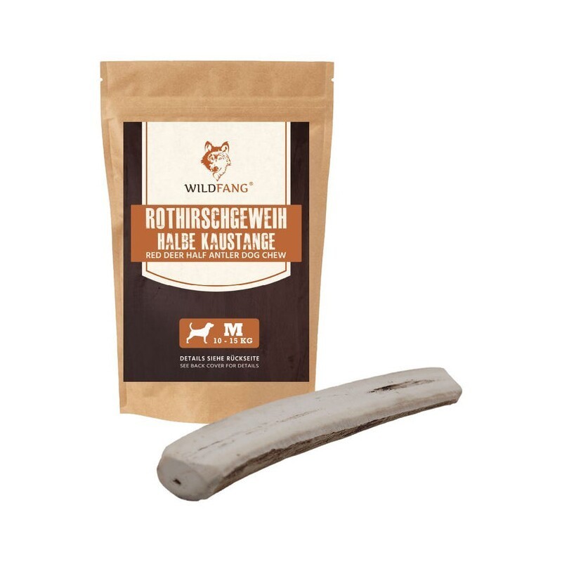 Wildfang ® halbes Rothirsch-Geweih Snack 3xM, 3x
