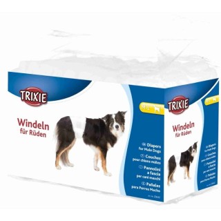 TRIXIE Windeln für Rüden M–L: 46–60 cm 12 St.