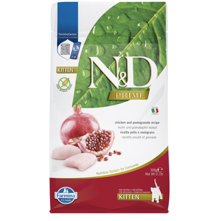 FARMINA N&D Cat Chicken & Pomegranate Kitten 300 g