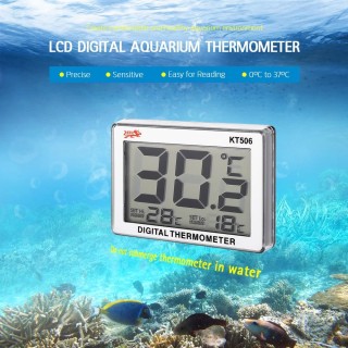 Mini LCD Digital Aquarium Aquarium Thermometer Wassertemperaturmesser 0°C ~ 37°C KT506
