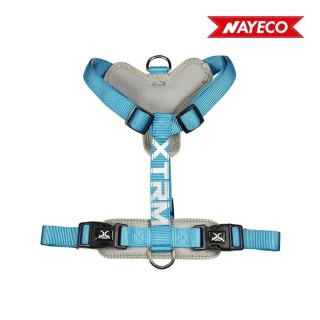 X-TRM Cronos NEON FLASH Geschirr 35-60x1,5cm Blau NAYECO