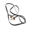 Wildfang Hundeleine "Meergeflüster" aus U.S. Biothane und Lederbutton mit Wildfang Logo (16 mm breit / 2,30 m lang)