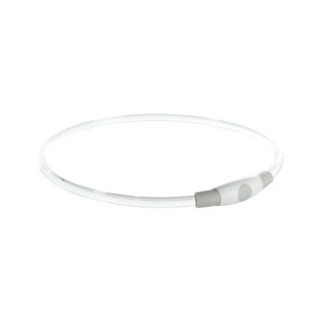 Trixie Flash Leuchtring USB, Kunststoff bunt L-XL