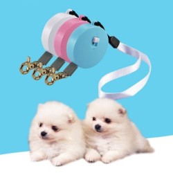 Automatische einziehbare Haustierleine, die Hunde spazieren führt, Zugseil-Roulette für Teddy-Welpen, kleine mittelgroße Katz
