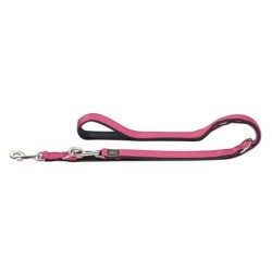 Hunter Verstellbare Führleine Neopren himbeere 2 cm, 2 m