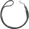 Hunter Verstellbare Führleine Divo braun/ grau 2,5 cm, 2 m