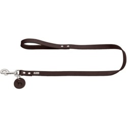 Hunter Führleine dunkelbraun 1,6 cm, 1 m
