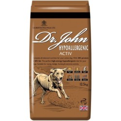 Dr John Hyppoallergen Aktiv Trockenfutter Reich an Huhn und Reis 12,5 kg