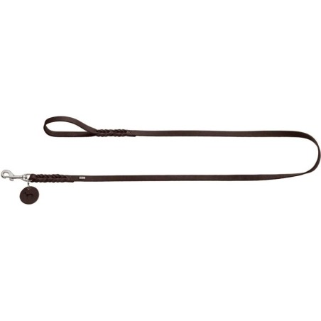 Hunter Führleine Solid Education dunkelbraun 1,1 cm, 1,5 m