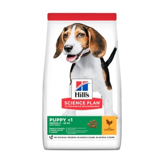 Hill's Science Plan Puppy Healthy Development Medium Hundefutter - Huhn - 2,5 kg