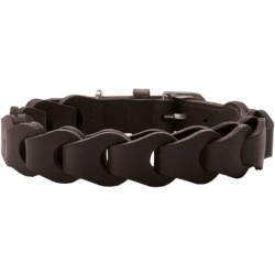 Hunter Halsband Solid Education Chain dunkelbraun 60 cm