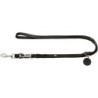 Hunter Verstellbare Führleine Solid Education schwarz 1,3 cm, 2,5 m
