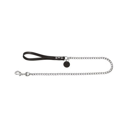 Hunter Kettenführleine schwarz 1,6 cm, 1,1 m