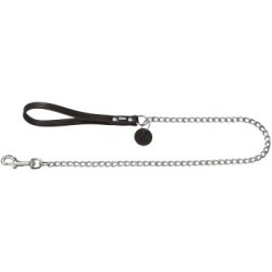 Hunter Kettenführleine schwarz 1,8 cm, 1,1 m