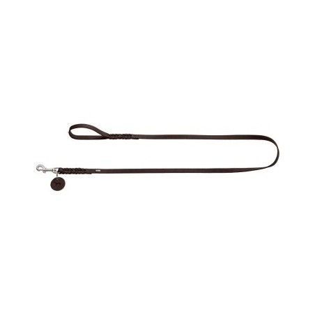 Hunter Führleine Solid Education dunkelbraun 1,1 cm, 2 m